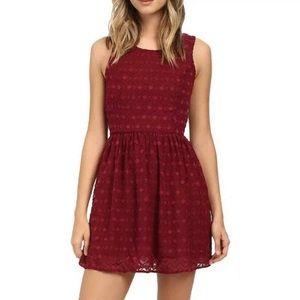 NWT Jack by BB Dakota Merlot Eldon Dress